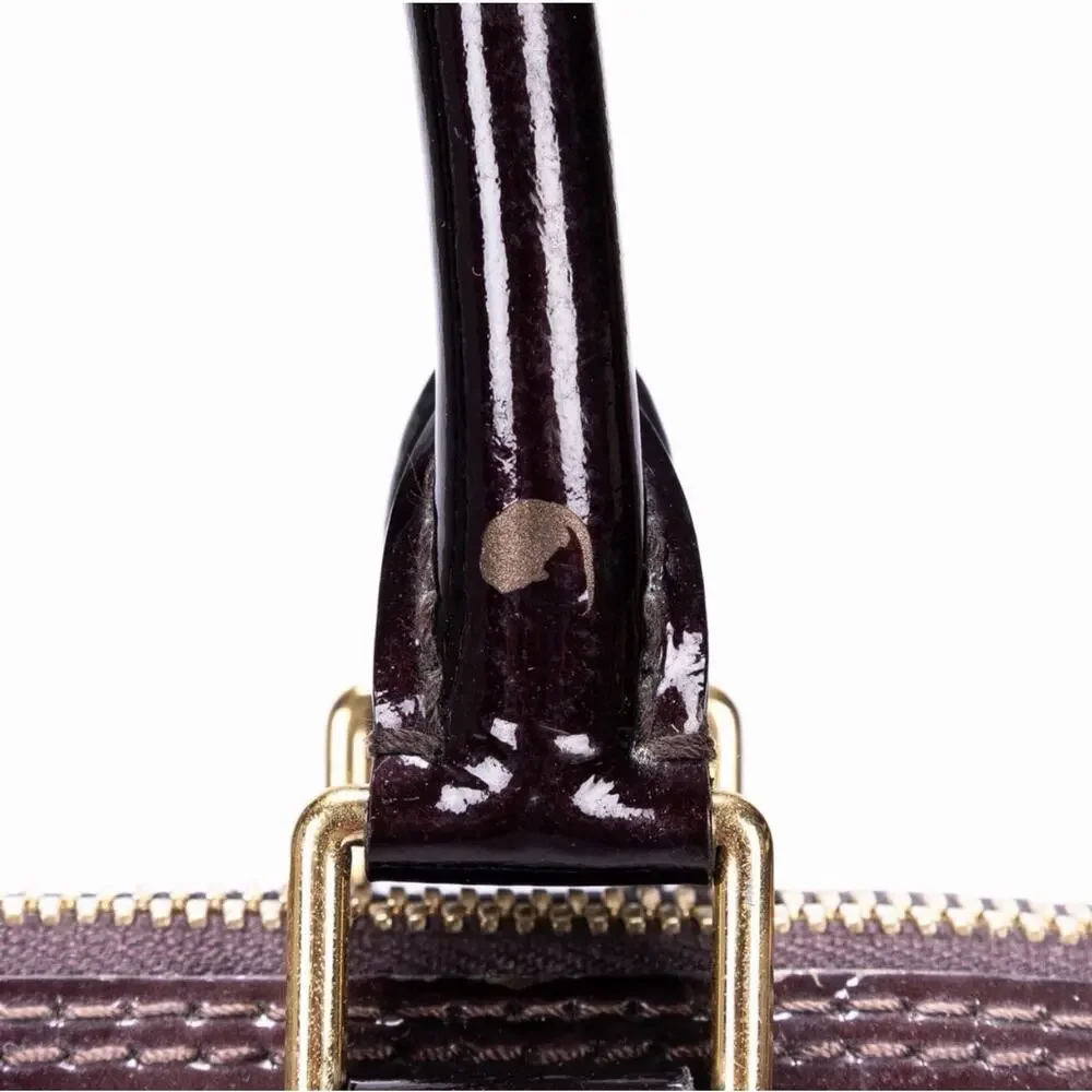 Louis Vuitton Alma GM Monogram Vernis Amarante (Burgandy) Bag